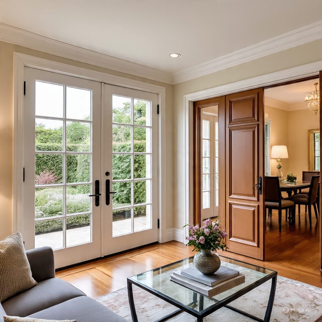 aluminum French doors, standard hinged doors, aluminum doors, French doors, hinged doors, aluminum door systems, Melrose Arch doors, Hyde Park doors, Roodepoort aluminum doors, Randburg aluminum doors, Johannesburg aluminum doors, Gauteng aluminum doors, South African aluminum doors, aluminum French door installation, hinged door installation, pivot doors, aluminum pivot doors, glass doors, aluminum glass doors, double-glazed doors, thermal break doors, powder-coated aluminum doors, custom aluminum doors, bespoke aluminum doors, French door security, hinged door security, multi-point locking systems, security doors, laminated security glass, secure aluminum doors, door security features, anti-snap cylinders, security hinges, forced entry resistance, contemporary doors, modern aluminum doors, minimalist doors, architectural doors, elegant doors, luxury doors, upmarket doors, designer doors, slim frame doors, frameless doors, wood-effect aluminum doors, energy efficient doors, thermal insulation doors, double glazing, low-E glass, indoor-outdoor living, space-saving doors, weather-sealed doors, draft-proof doors, UV resistant doors, professional door installation, aluminum door fitting, door installation Johannesburg, expert door installers, custom door manufacturing, aluminum door suppliers, door installation services, French doors vs hinged doors, door comparison, door selection guide, choosing aluminum doors, door types, residential doors, exterior doors, interior doors, aluminum extrusion, powder coating, thermal break technology, door frames, door hardware, door handles, door locks, shoot bolts, cylinder guards, weather sealing, residential aluminum doors, commercial aluminum doors, luxury home doors, estate doors, apartment doors, townhouse doors, penthouse doors, aluminum windows, shopfronts, glass balustrades, aluminum gates, sliding doors, folding doors, entrance doors, patio doors, natural light, panoramic views, curb appeal, property value, home improvement, home renovation, architectural enhancement, lifestyle improvement, aluminum French doors for South African homes, best doors for Melrose Arch, secure doors for Hyde Park, energy efficient aluminum doors Johannesburg, custom French doors Roodepoort, modern hinged doors Randburg, professional aluminum door installation Gauteng, Accend Aluminium and Glass, 2AG, door specialists, aluminum specialists, glass specialists