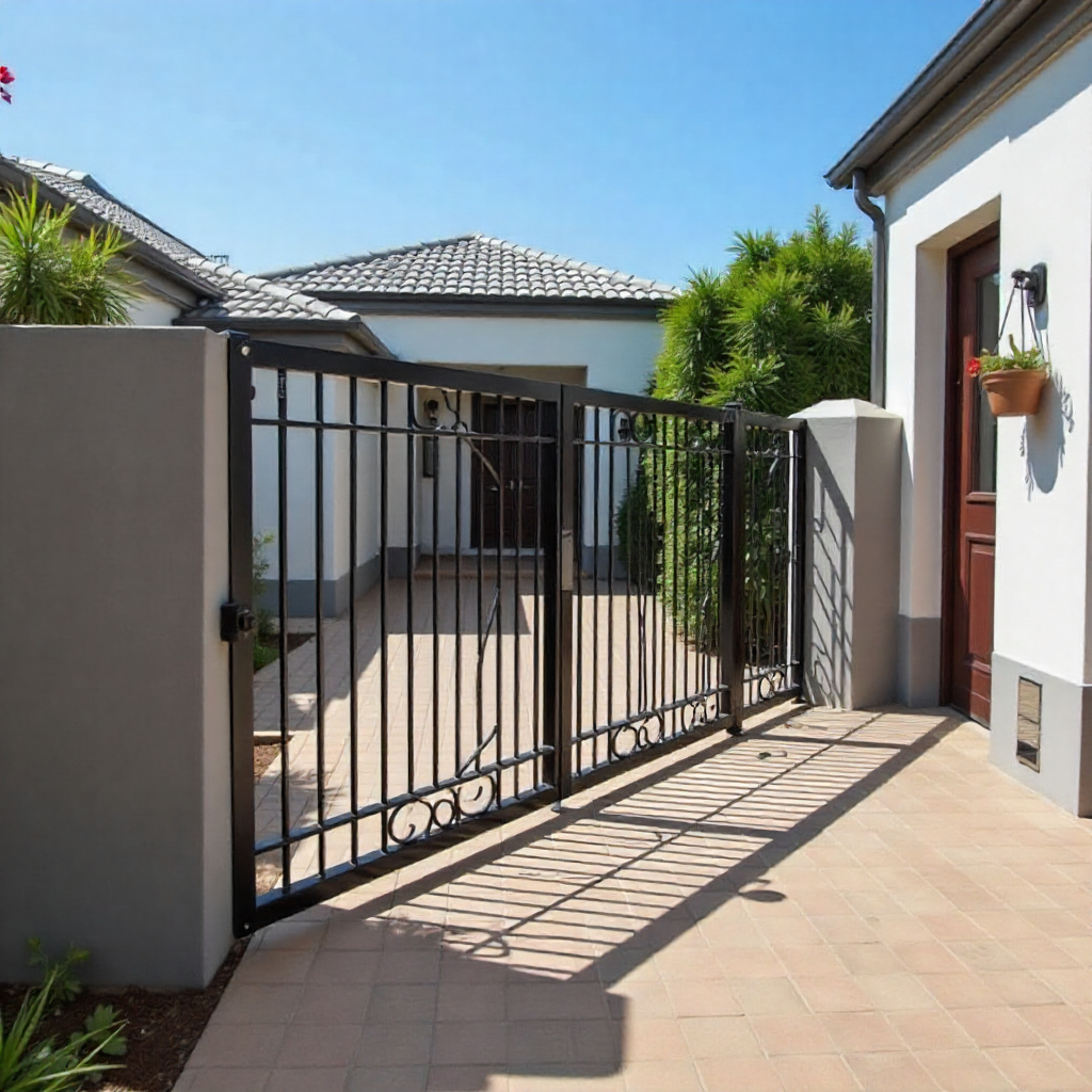 Custom aluminium gate, aluminium gate installation, aluminium gate manufacturing, bespoke aluminium gate, custom gate South Africa, aluminium sliding gate, aluminium swing gate, automated aluminium gate, aluminium gate timeline, gate fabrication, gate installation time, aluminium gate design, security gate, residential aluminium gate, commercial aluminium gate, aluminium gate supplier, aluminium gate company Roodepoort, aluminium gate company Randburg, aluminium gate solutions, custom metal gate, aluminium fencing, automatic gate installation, durable aluminium gate, high-quality aluminium gate, aluminium gate consultation, aluminium gate fabrication process, aluminium gate project planning, professional gate installers, aluminium gate craftsmanship, South Africa aluminium gates, aluminium gate experts.