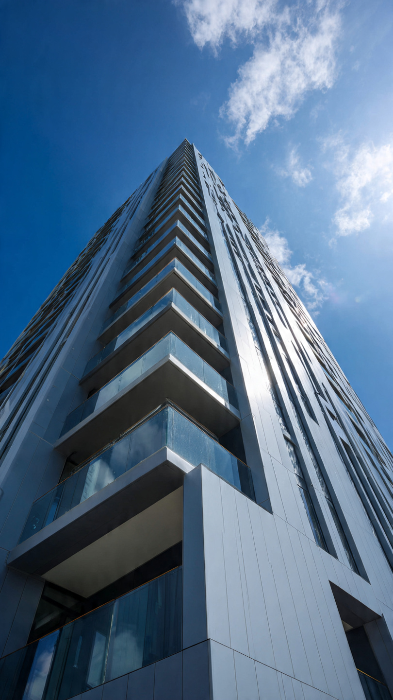 Durable Powder-Coated Aluminium Frames for High-Rises